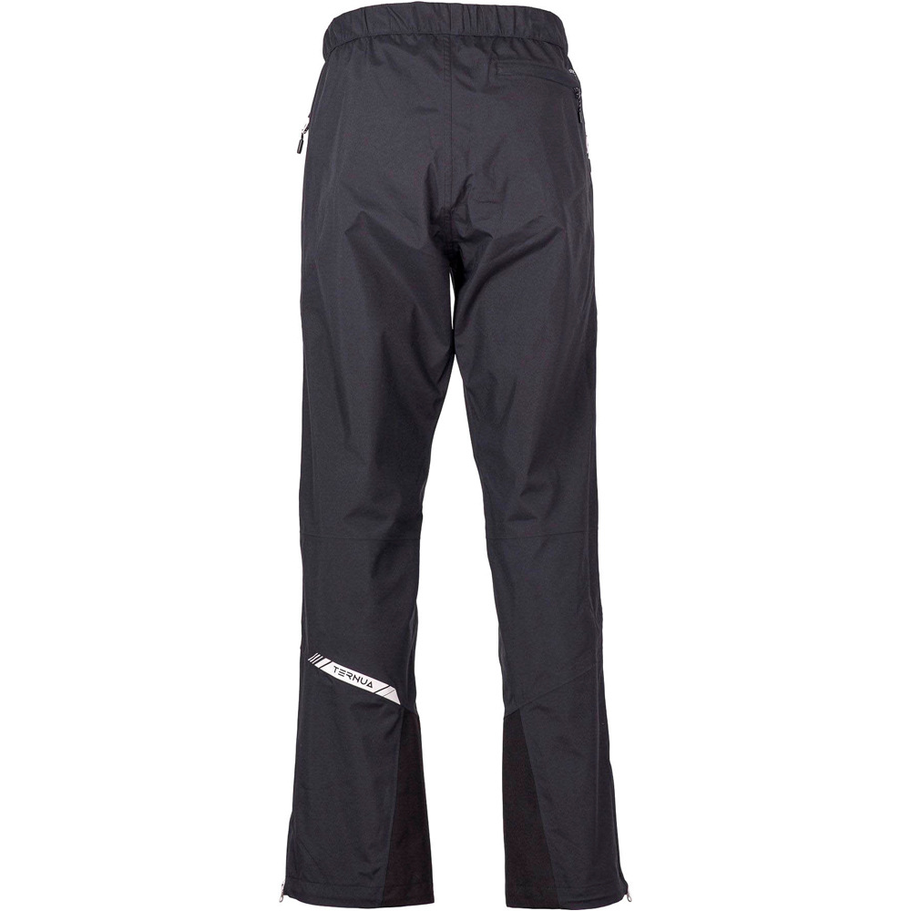 Ternua pantalón impermeable hombre RADIAL NEGRO vista trasera