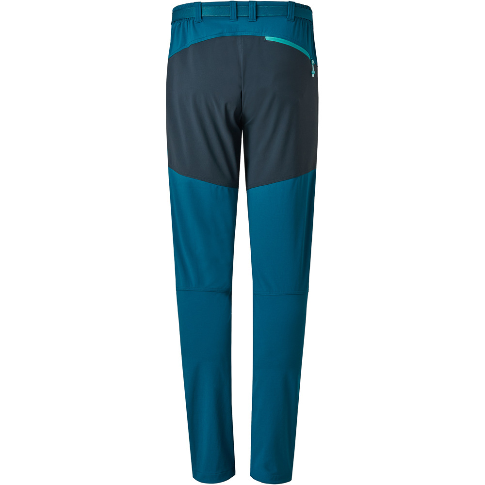 Ternua pantalón montaña hombre CORNO AZUL vista trasera