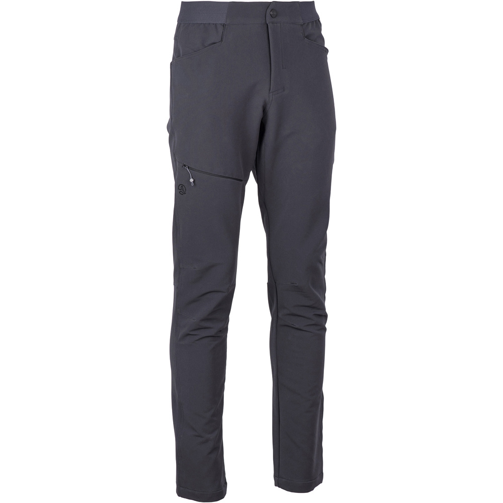 Ternua pantalón montaña hombre FELKIN WARM GRIS vista frontal