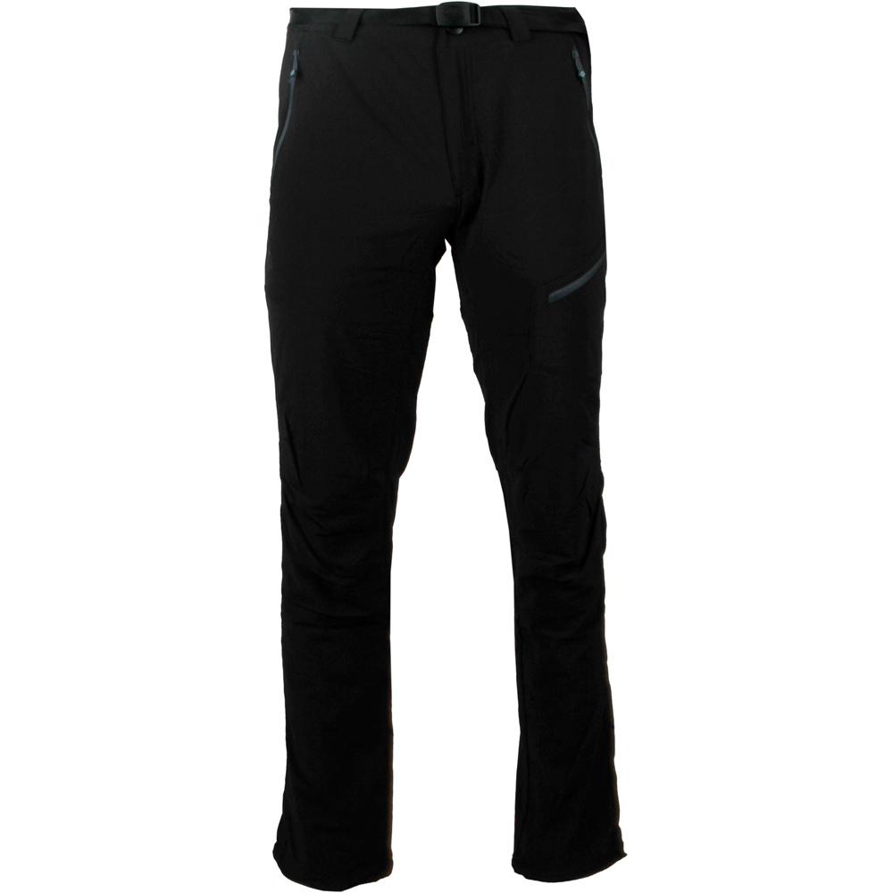 Ternua pantalón montaña hombre GUNDOR NEGRO vista frontal