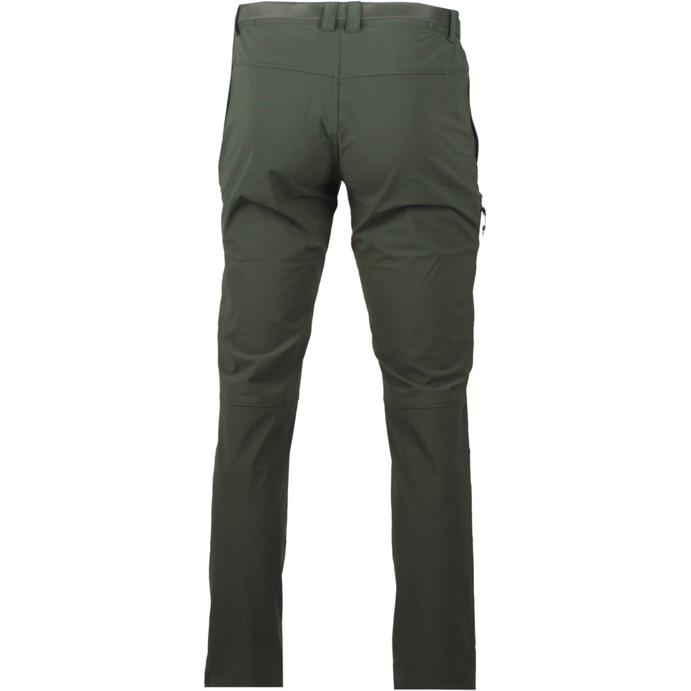 Ternua pantalón montaña hombre KUKAJ VERDE vista trasera