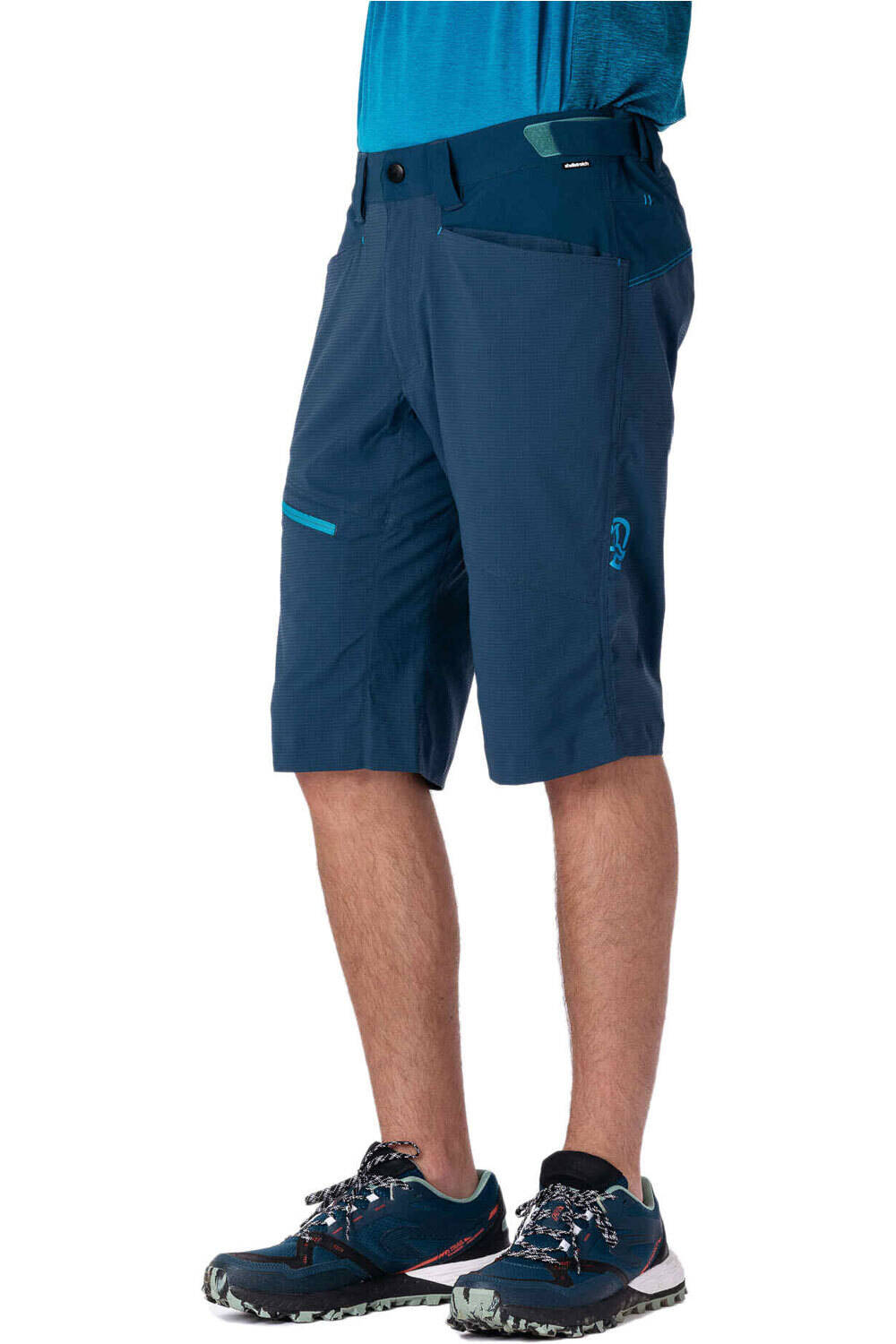 Ternua pantalón montaña hombre STUR VERDE vista trasera