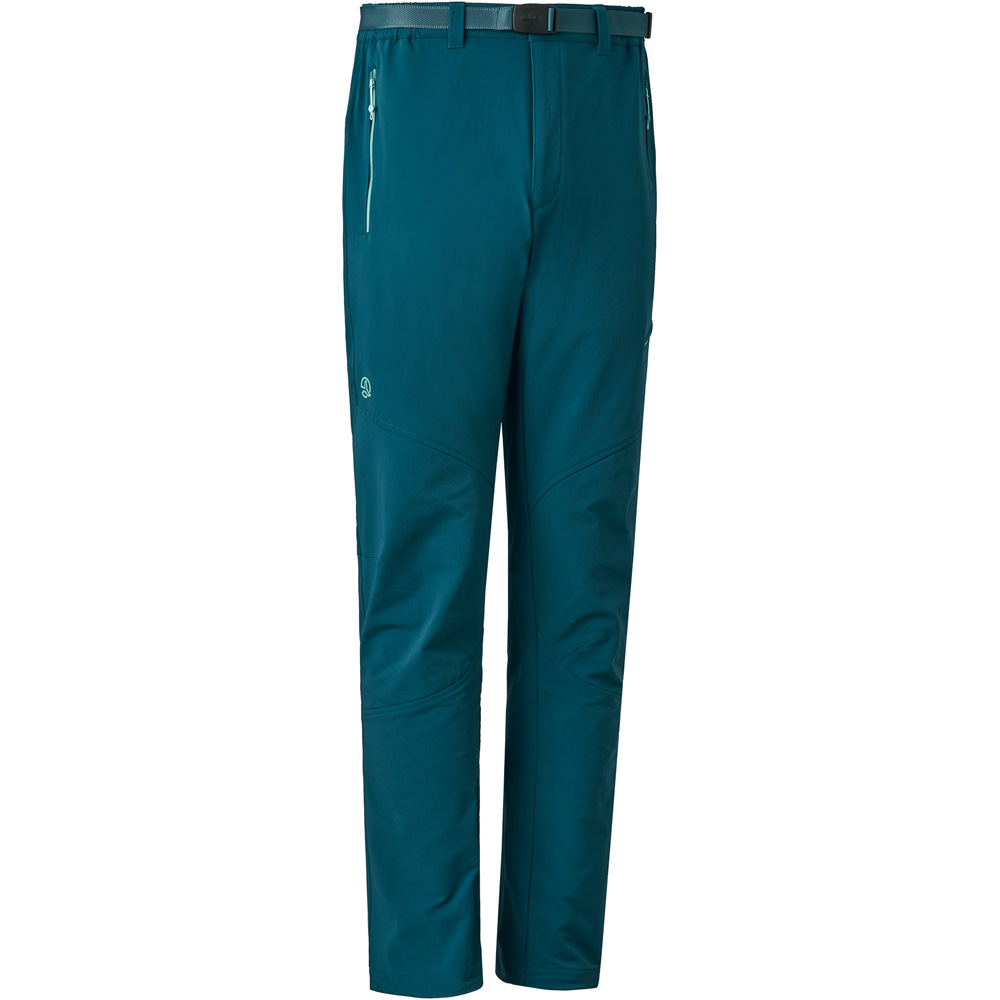 Ternua pantalón montaña hombre WILBUR AZUL vista frontal