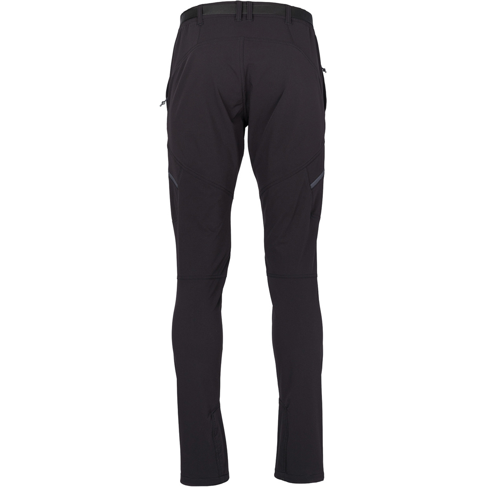 Ternua pantalón montaña hombre WITHORN NEGRO vista trasera