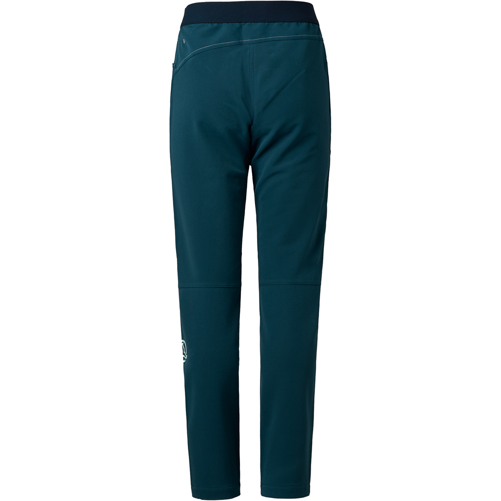 Ternua pantalón montaña mujer FELKIN WARM VERDE vista trasera