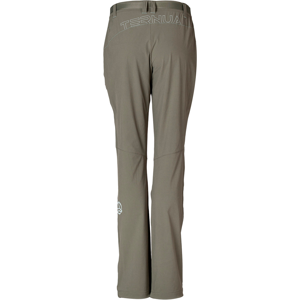 Ternua pantalón montaña mujer FRIZA VERDE vista trasera