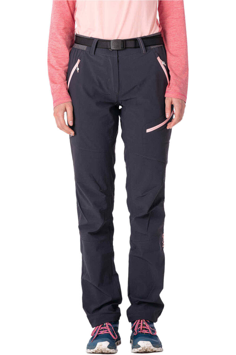 Ternua pantalón montaña mujer GUNDORA GRIS vista trasera