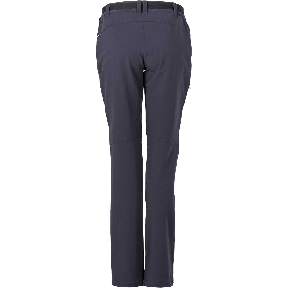 Ternua pantalón montaña mujer HOPEALL GRIS vista trasera