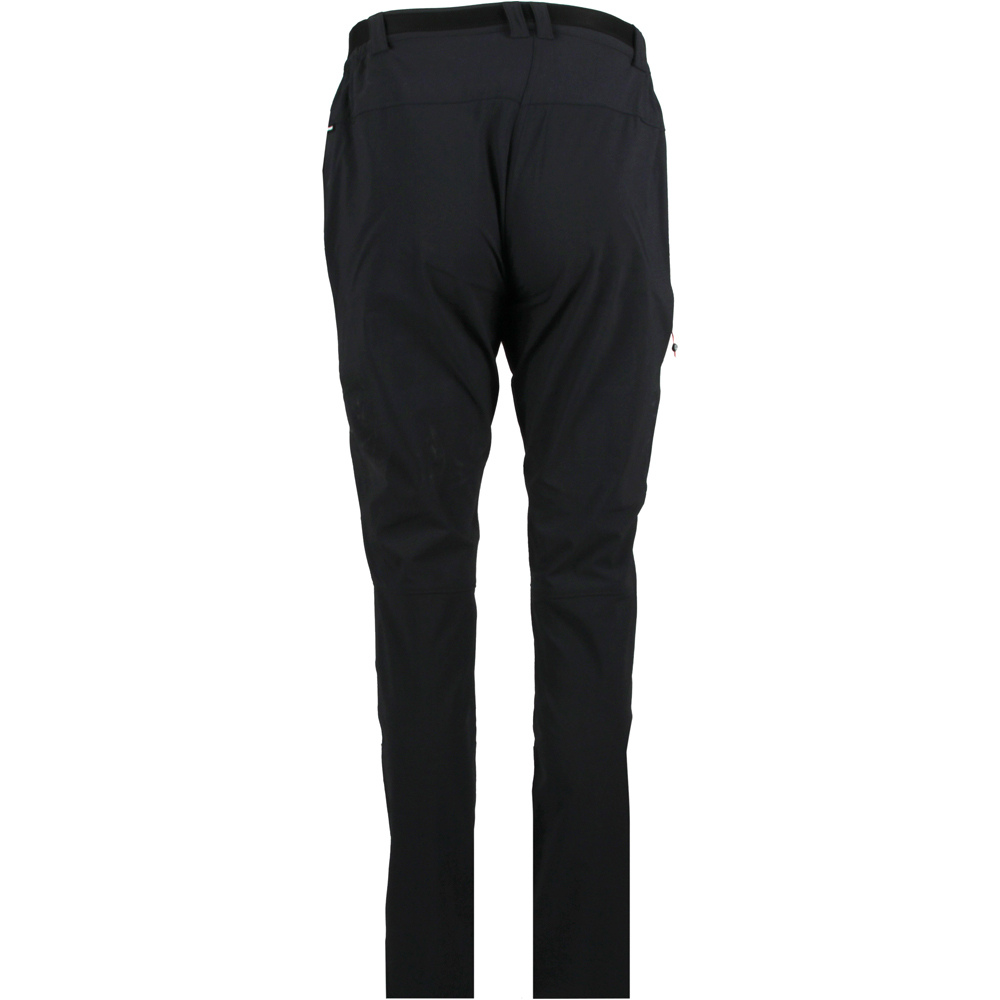 Ternua pantalón montaña mujer KUKAJ GRIS vista trasera
