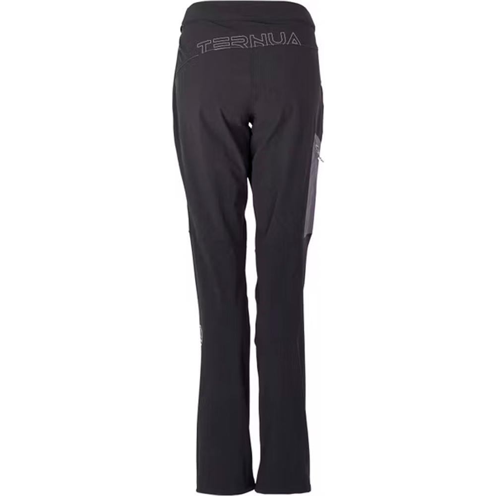 Ternua pantalón montaña mujer KULTUS NEGRO vista trasera