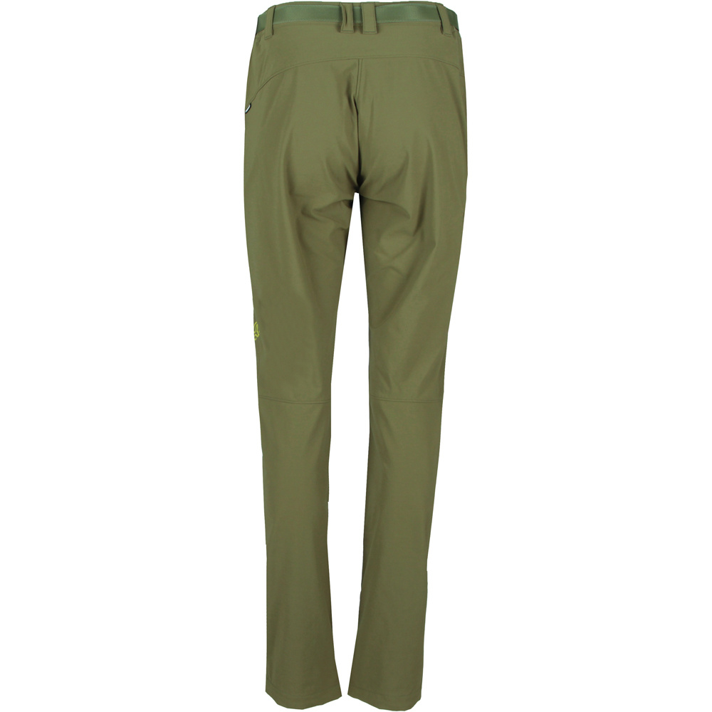 Ternua pantalón montaña mujer NEWRY VERDE vista trasera
