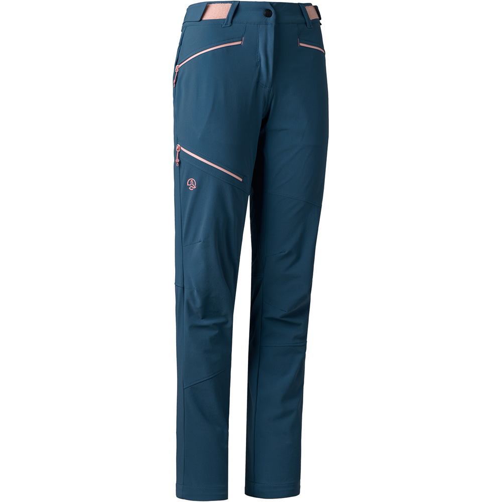 Ternua pantalón montaña mujer ROTAR WARM VERDE vista frontal