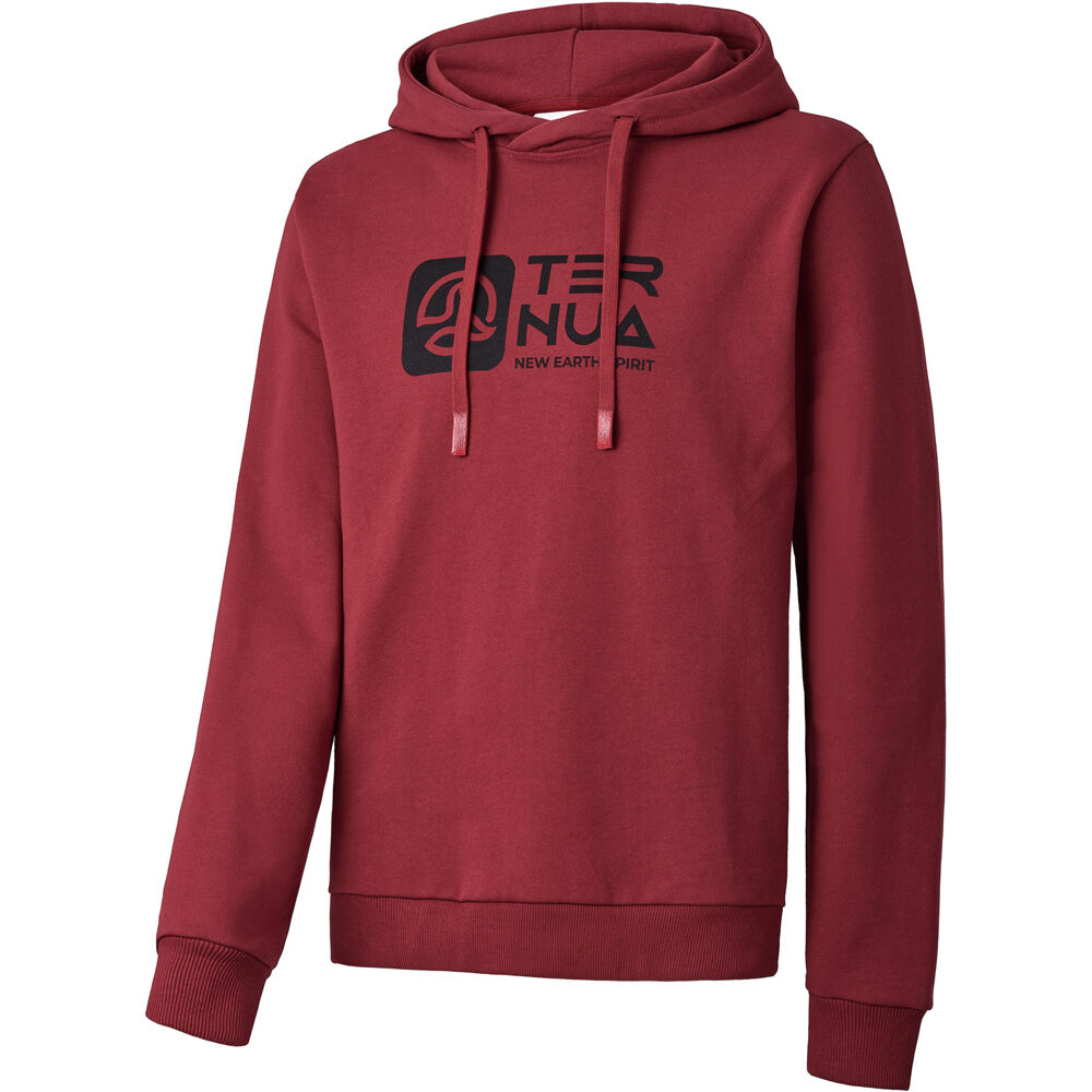 Ternua Sudaderas Montaña Hombre AILIK ROJO vista frontal