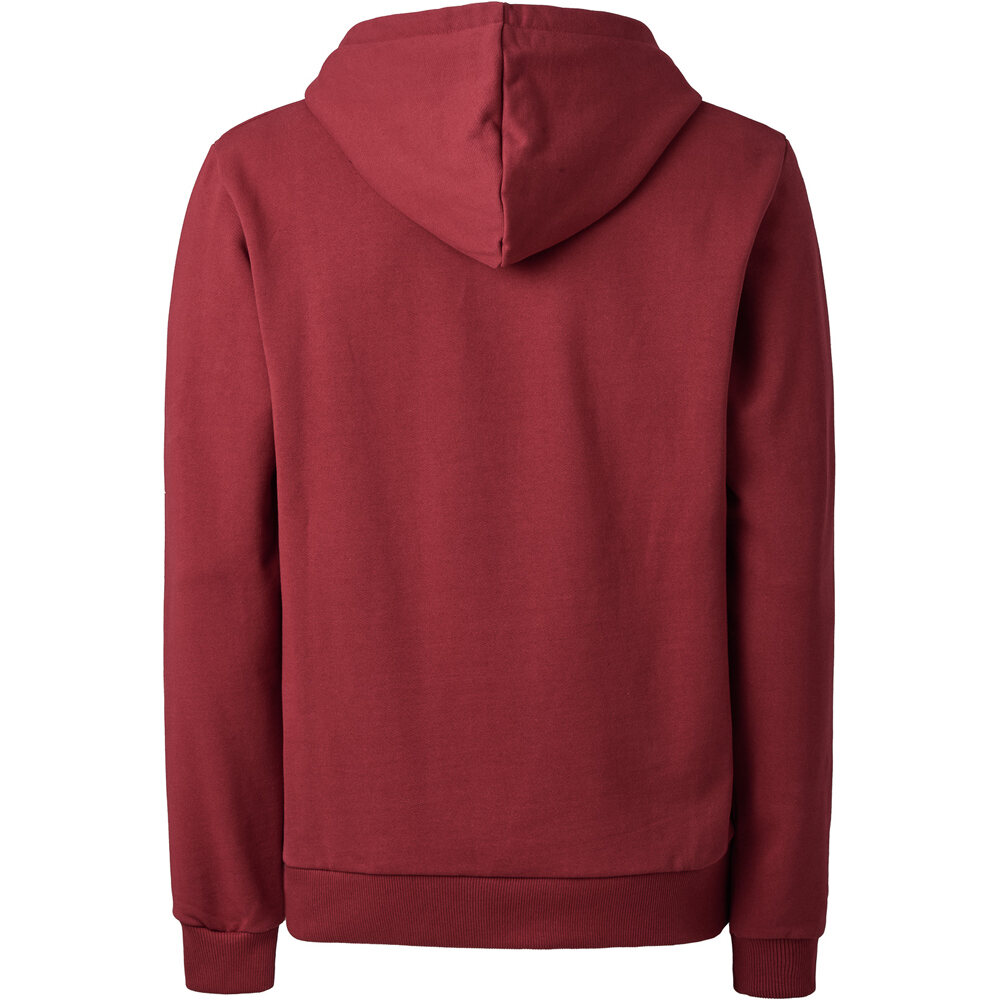 Ternua Sudaderas Montaña Hombre AILIK ROJO vista trasera