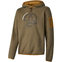 Ternua Sudaderas Montaña Hombre FOX POINT MARRON vista frontal