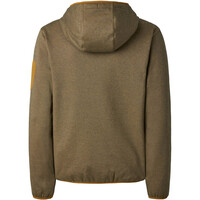Ternua Sudaderas Montaña Hombre FOX POINT MARRON vista trasera