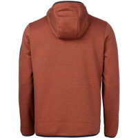 Ternua Sudaderas Montaña Hombre FOX POINT ROJO vista trasera