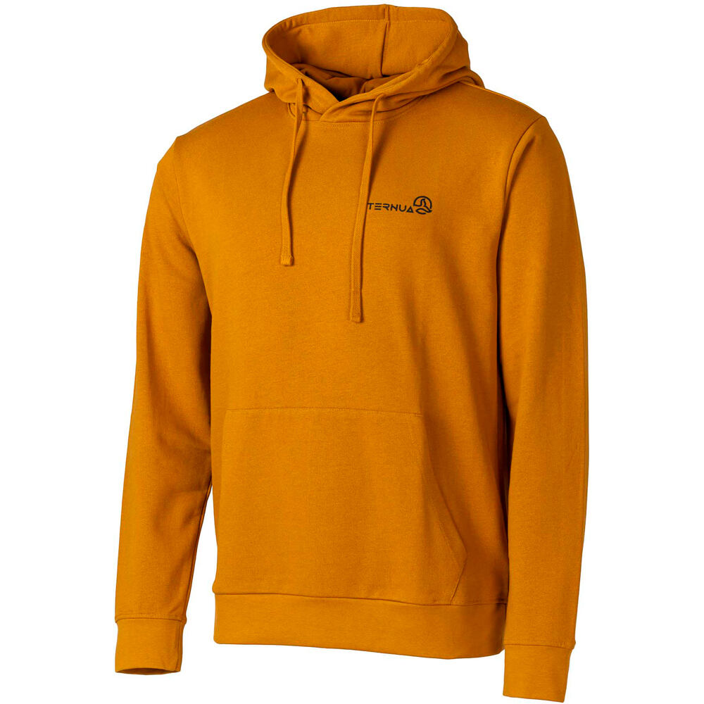 Ternua Sudaderas Montaña Hombre NANOOK REGENERATIVE AMARILLO vista frontal