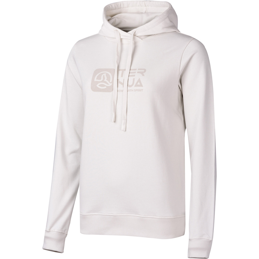 Ternua Sudaderas Montaña Mujer AILIKY GRIS vista frontal