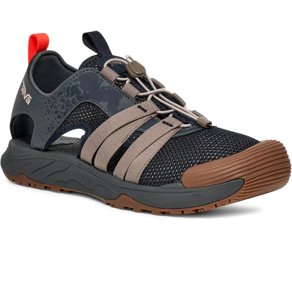 Teva sandalias trekking hombre HYDRATREK CT GRIS lateral interior