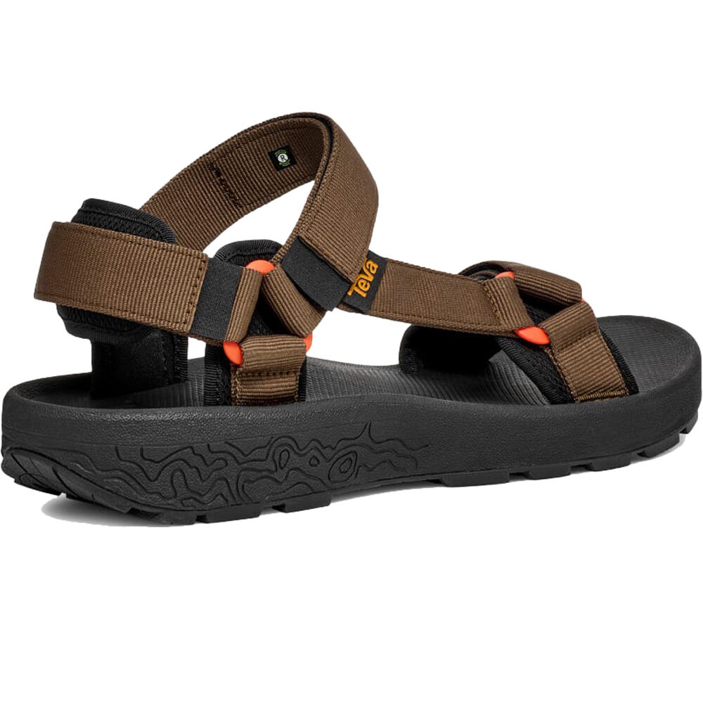 Teva sandalias trekking hombre TERRAGRIP MARRON vista trasera