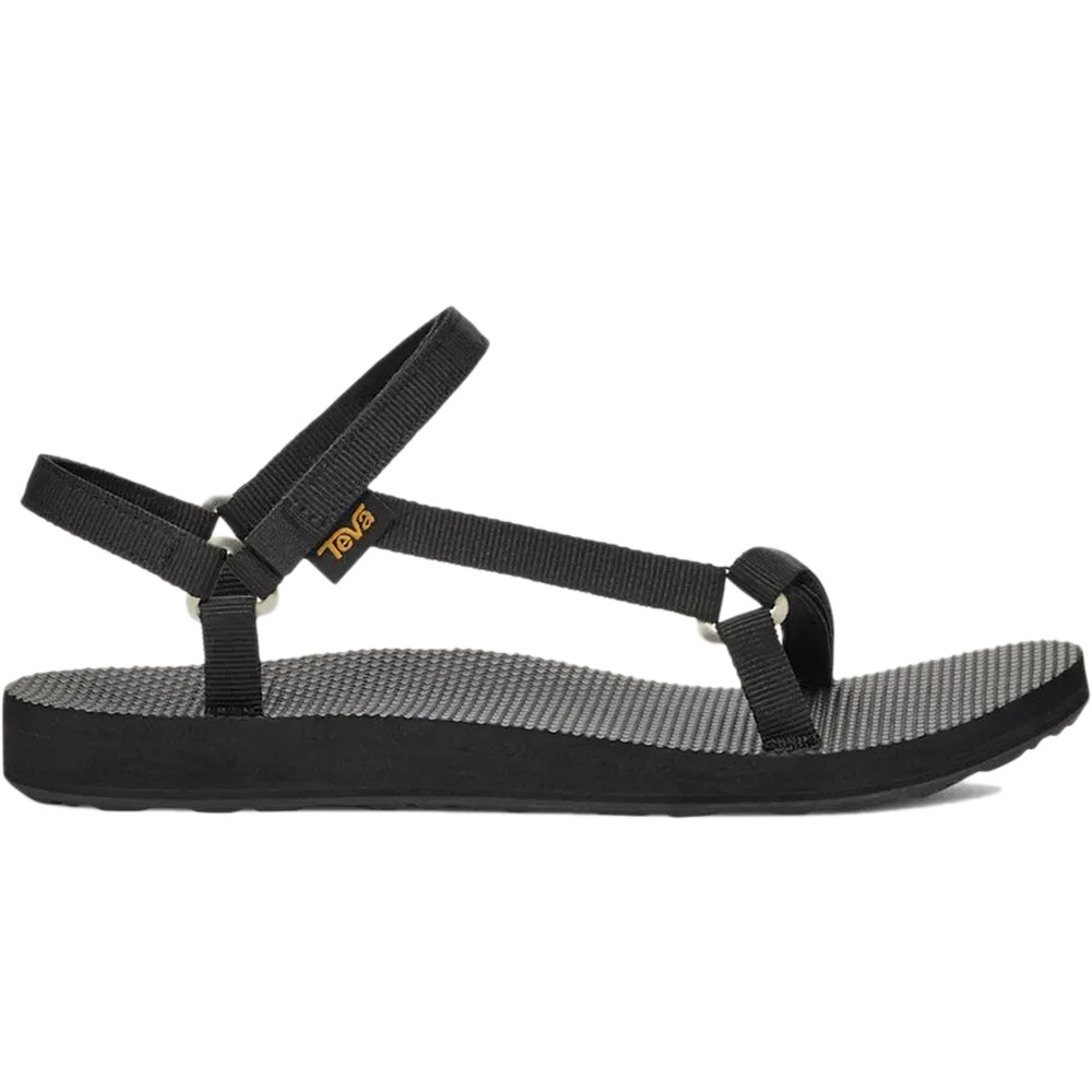 Teva sandalias trekking mujer ORIGINAL UNIVERSAL SLIM NEGRO lateral exterior