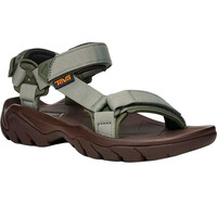 Teva sandalias trekking mujer TERRA FI 5 UNIVERSAL VERDE lateral interior