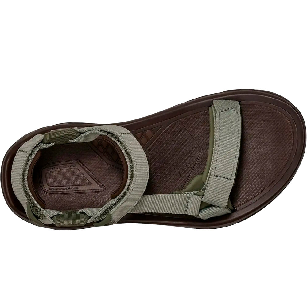 Teva sandalias trekking mujer TERRA FI 5 UNIVERSAL VERDE vista superior