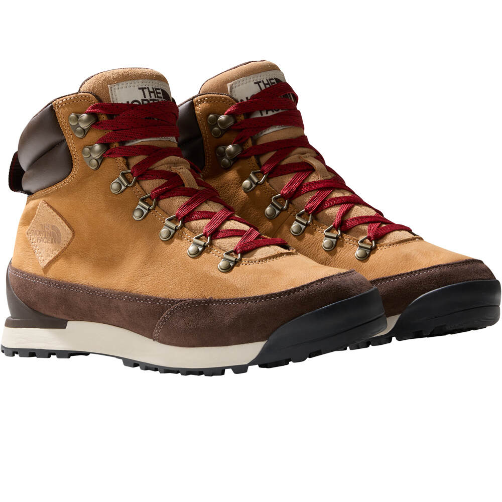 The North Face bota trekking hombre BACK-TO-BERKELEY IV LEATHER WATERPROOF MARRON vista superior