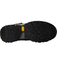 The North Face bota trekking hombre HEDGEHOG MID GORE-TEX NEGRO vista trasera