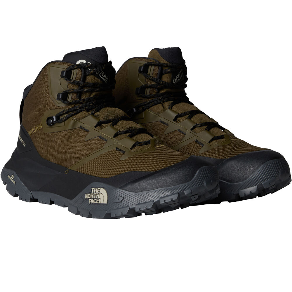 The North Face bota trekking hombre OFFTRAIL HIKE MID GORE-TEX MARRON lateral interior