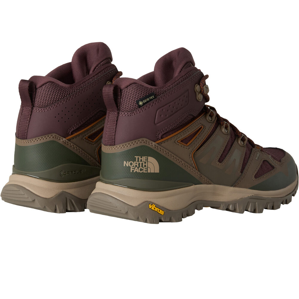 The North Face bota trekking mujer HEDGEHOG MID GORE-TEX MARRON puntera