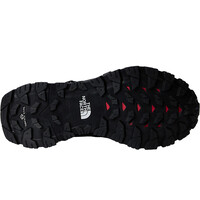 The North Face bota trekking mujer OFFTRAIL MID GORE-TEX NEGRO vista trasera