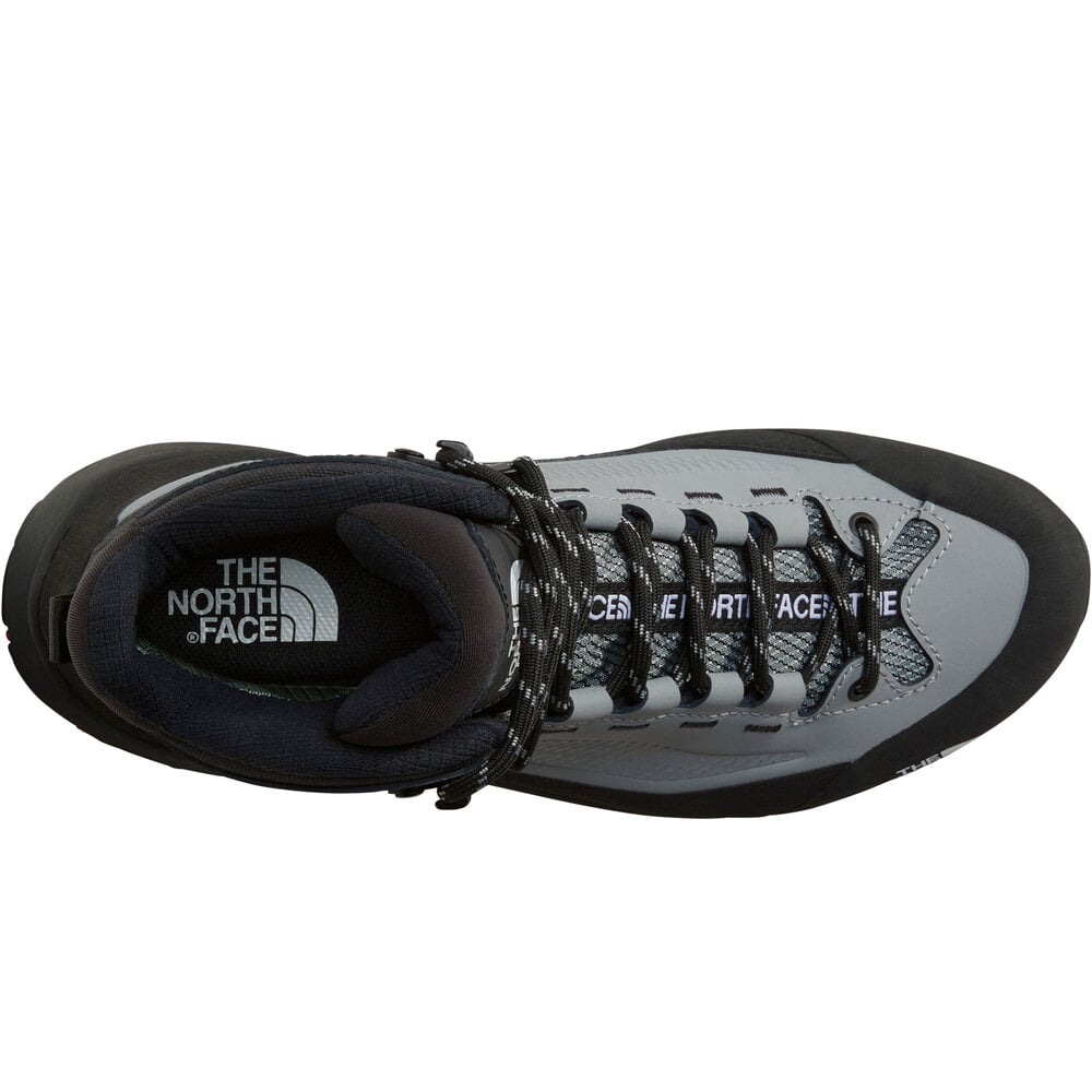 The North Face bota trekking mujer VERTO ALPINE MID GORE-TEX GRIS vista superior