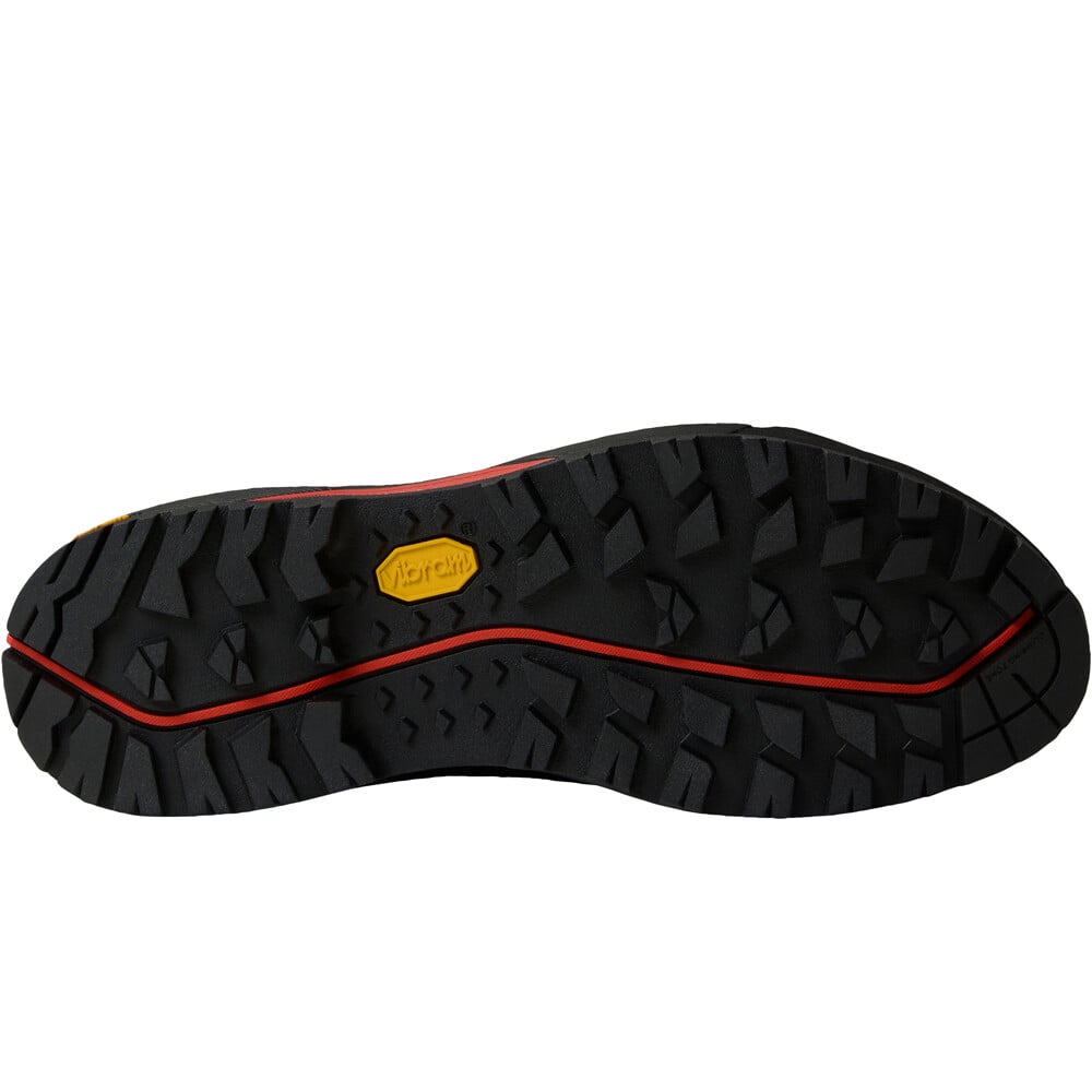 The North Face bota trekking mujer VERTO ALPINE MID GORE-TEX GRIS vista trasera