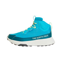 The North Face bota trekking niño FASTPACK II MID WATERPROOF AZUL lateral exterior
