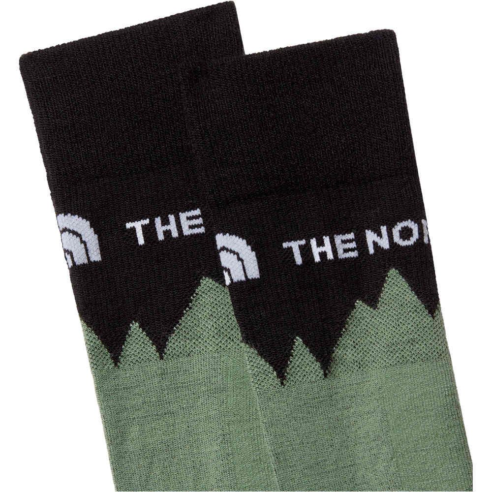 The North Face calcetines montaña MOUNTAIN RESORT GRIS 01
