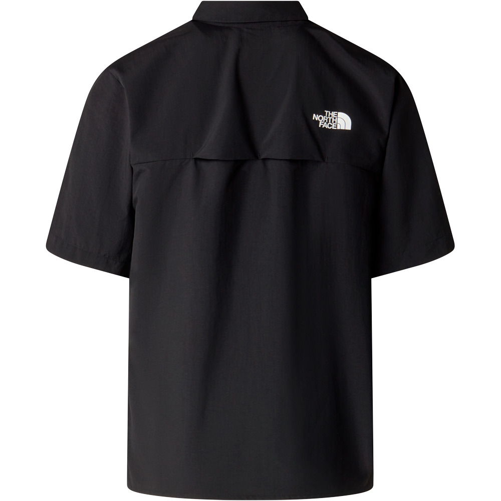 The North Face camisa montaña manga corta hombre PACKABLE NEGRO 03
