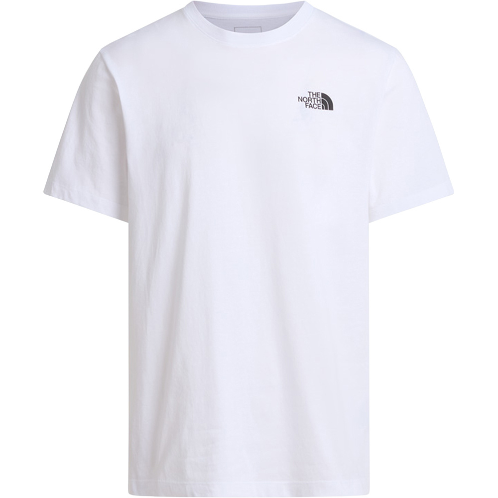 The North Face camiseta manga corta hombre EVOLUTION BOX BLANCO vista detalle