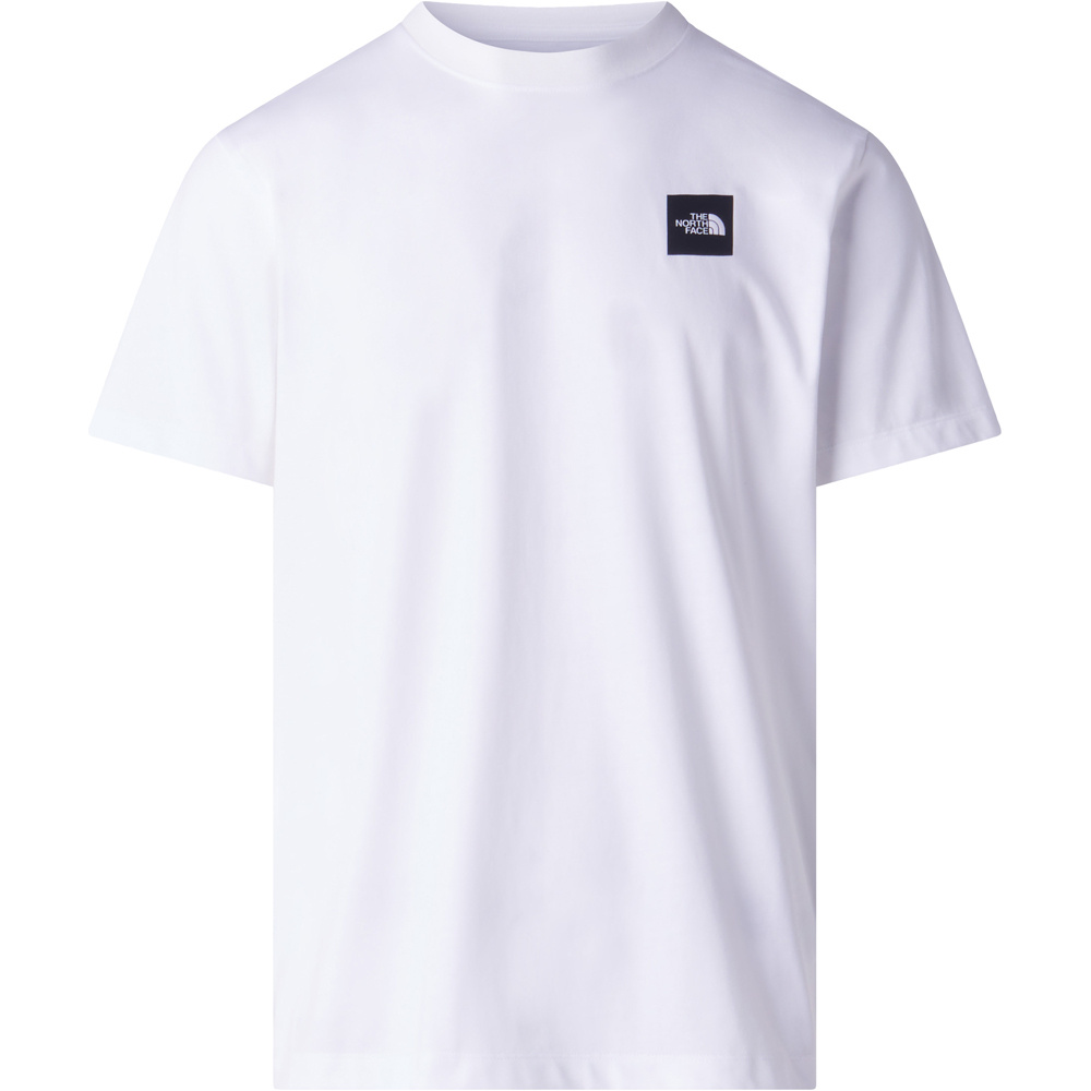 The North Face camiseta manga corta hombre EVOLUTION BOX HALF DOME BLANCO vista detalle