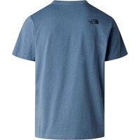 The North Face camiseta manga corta hombre EVOLUTION BOX HALF DOME GRIS vista trasera
