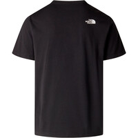 The North Face camiseta manga corta hombre EVOLUTION BOX HALF DOME NEGRO vista trasera