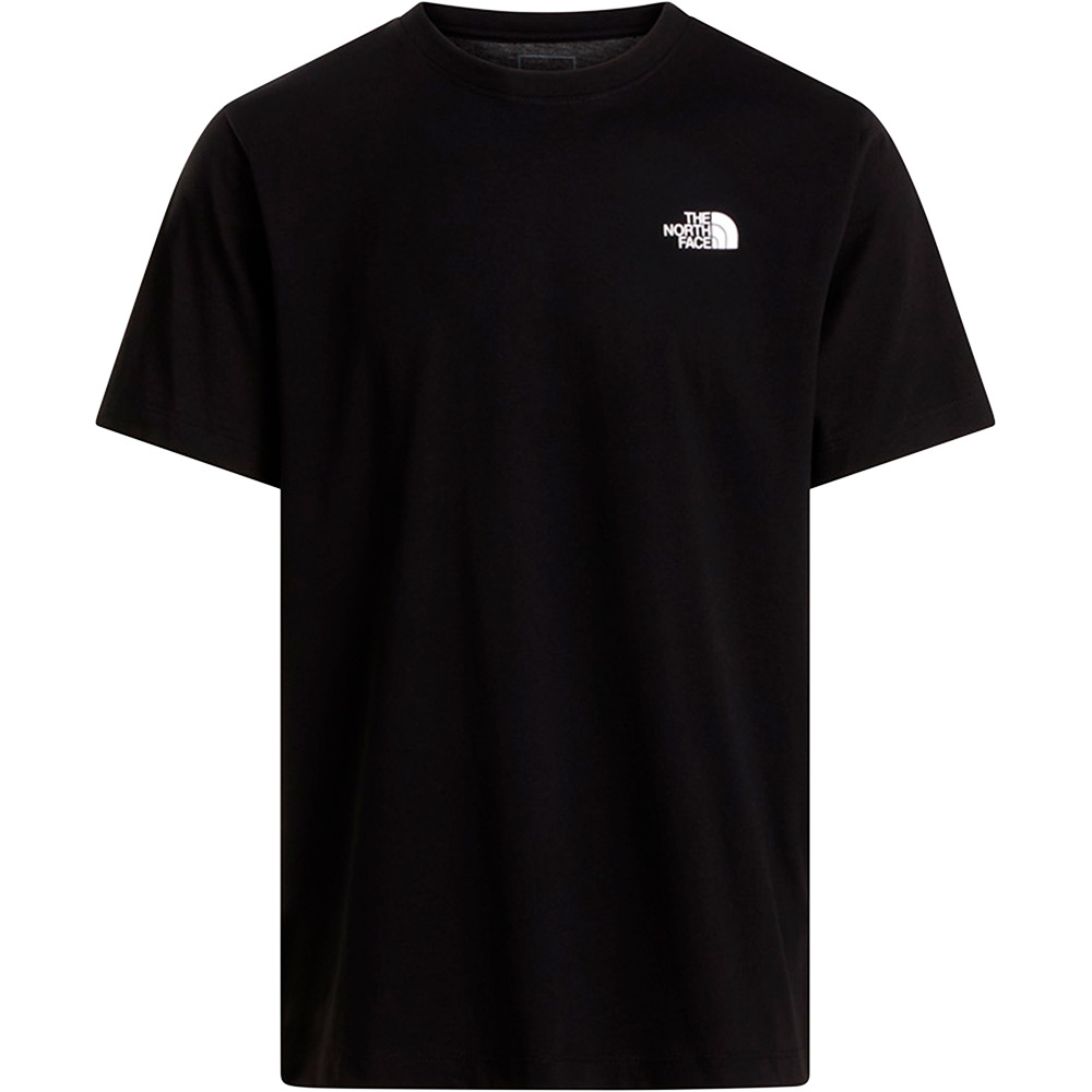 The North Face camiseta manga corta hombre EVOLUTION BOX NEGRO vista detalle