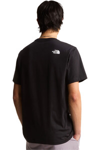 The North Face camiseta manga corta hombre EVOLUTION HALF DOME NEGRO vista trasera