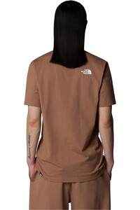 The North Face camiseta manga corta hombre SIMPLE DOME MARRON vista trasera