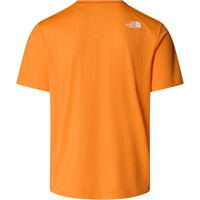 The North Face camiseta montaña manga corta hombre 24/7 NARANJA 03