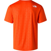 The North Face camiseta montaña manga corta hombre 24/7 PENTADOME ROJO 04