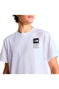 The North Face camiseta montaña manga corta hombre BCD CELEBRATION BLANCO vista detalle