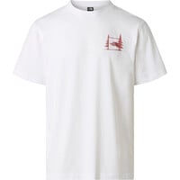 The North Face camiseta montaña manga corta hombre CAMPING RELAXED BLANCO vista detalle