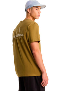 The North Face camiseta montaña manga corta hombre CAMPING RELAXED MARRON vista trasera